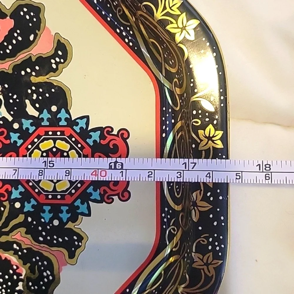 Vintage Daher Decorated Ware Metal Tray by Pritchard
